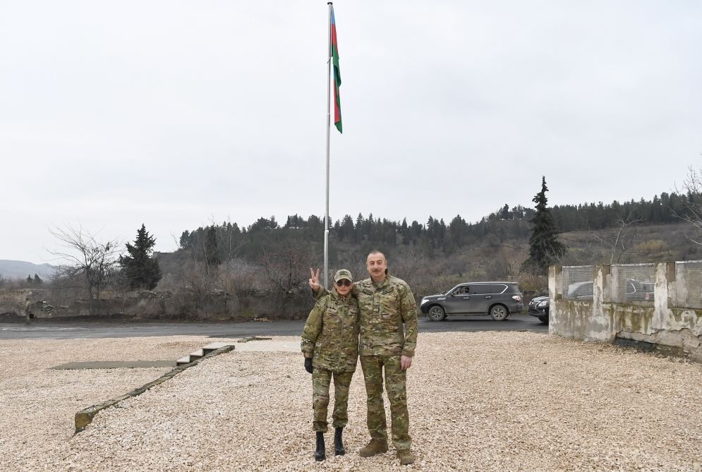 Prezident İlham Əliyev və birinci xanım Mehriban Əliyeva Qubadlı və Zəngilan rayonlarında olublar (FOTO/VİDEO) (YENİLƏNİB)