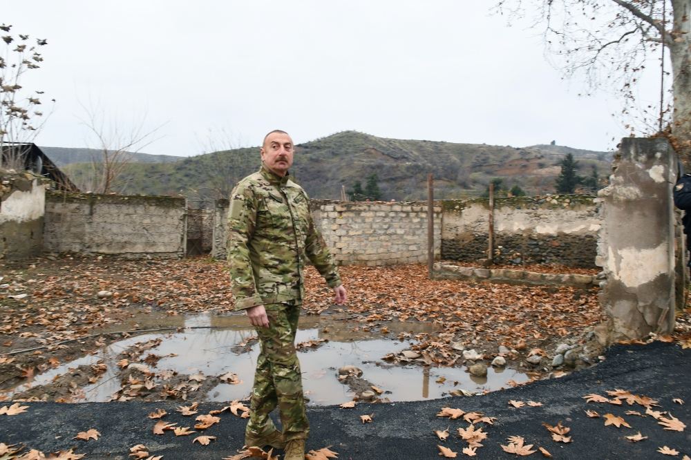Prezident İlham Əliyev və birinci xanım Mehriban Əliyeva Qubadlı və Zəngilan rayonlarında olublar (FOTO/VİDEO) (YENİLƏNİB)