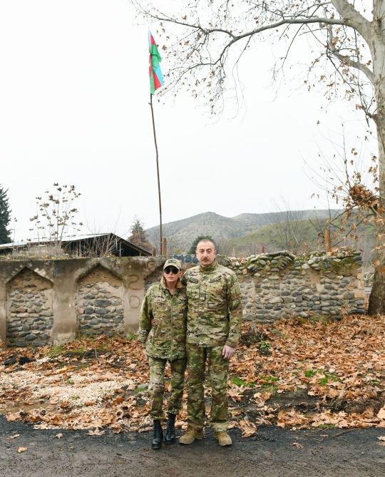 Prezident İlham Əliyev və birinci xanım Mehriban Əliyeva Qubadlı və Zəngilan rayonlarında olublar (FOTO/VİDEO) (YENİLƏNİB)