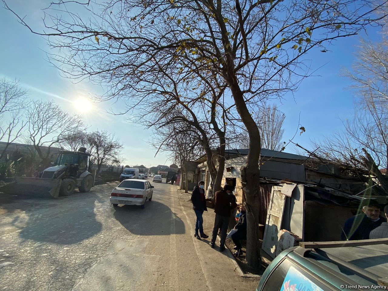 Bakının bu ərazisində olan obyektlər sökülür (FOTO)