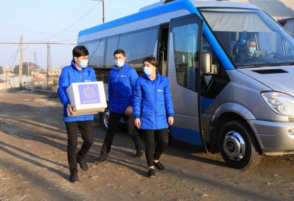 Heydər Əliyev Fondu 100 minədək ailəyə bayram sovqatı göndərib (FOTO)