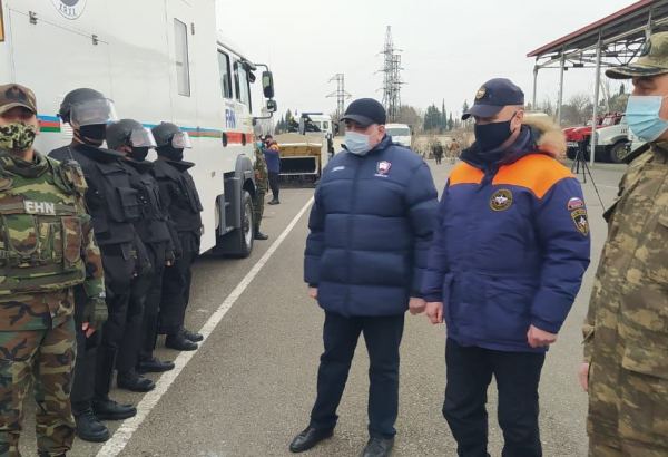 Azərbaycan və rusiyalı mütəxəssislər Ağdamın minalardan təmizlənməsi üçün birgə kurslara başlayıb (FOTO)