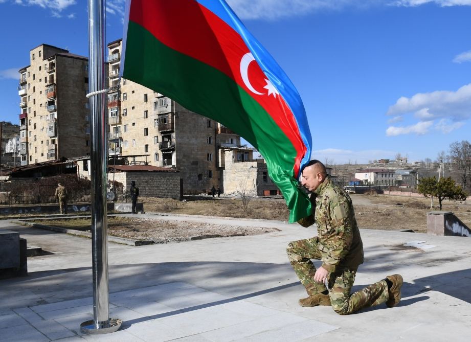 Prezident İlham Əliyev Füzuli rayonunda Füzuli-Şuşa yolunun və hava limanının təməlini qoyub, Şuşa şəhərində səfərdə olub (FOTO/VİDEO) (YENİLƏNİB)