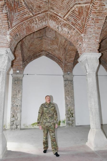 Prezident İlham Əliyev Füzuli rayonunda Füzuli-Şuşa yolunun və hava limanının təməlini qoyub, Şuşa şəhərində səfərdə olub (FOTO/VİDEO) (YENİLƏNİB)