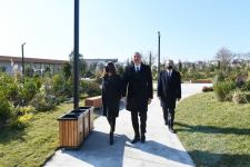 Prezident İlham Əliyev və birinci xanım Mehriban Əliyeva Yasamalda yeni salınan meşə tipli parkın açılışında iştirak ediblər (FOTO/VİDEO)