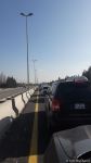 Bakı-Sumqayıt yolunda uzun tıxac yaranıb (FOTO/VİDEO)