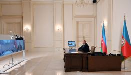 Prezident İlham Əliyev İtaliyanın “Maire Tecnimont Group”un sədrini videoformatda qəbul edib (FOTO/VİDEO) (YENİLƏNİB)