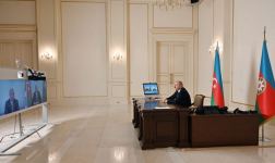 Prezident İlham Əliyev ABŞ Etnik Anlaşma Fondunun prezidenti və təsisçisi Mark Şnayeri videoformatda qəbul edib (FOTO/VİDEO)