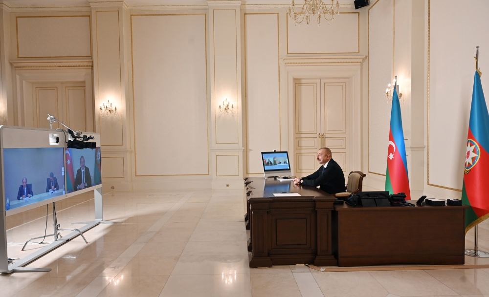 Prezident İlham Əliyev İtaliyanın “Maire Tecnimont Group”un sədrini videoformatda qəbul edib (FOTO/VİDEO) (YENİLƏNİB)