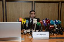 İcbari Tibbi Sığorta üzrə Dövlət Agentliyi brifinq keçirib (FOTO/VİDEO)