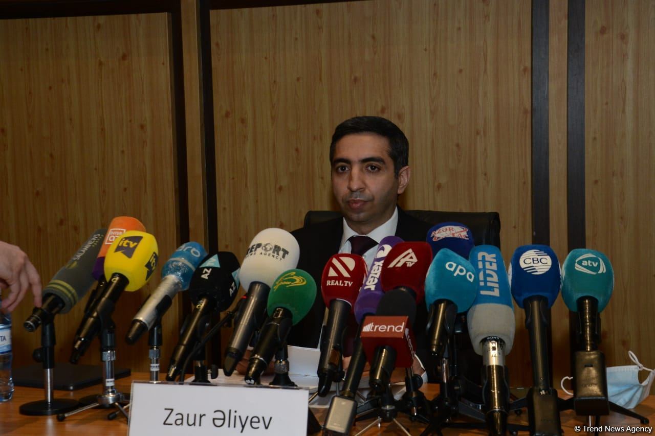 İcbari Tibbi Sığorta üzrə Dövlət Agentliyi brifinq keçirib (FOTO/VİDEO)