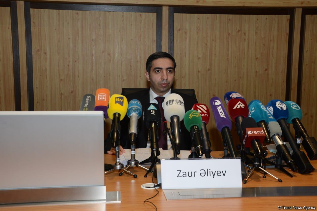 İcbari Tibbi Sığorta üzrə Dövlət Agentliyi brifinq keçirib (FOTO/VİDEO)