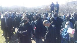 Diplomatik korpus nümayəndələri ermənilərin dağıtdığı Mədəniyyət Evi ilə tanış olublar (FOTO/VİDEO)