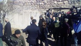 Diplomatik korpus nümayəndələri ermənilərin dağıtdığı Mədəniyyət Evi ilə tanış olublar (FOTO/VİDEO)