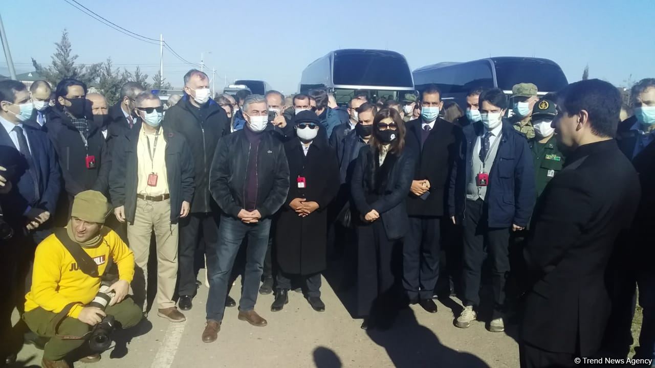 Diplomatik korpus nümayəndələri Cocuq Mərcanlıda səfərdədir - Trend TV-nin REPORTAJI