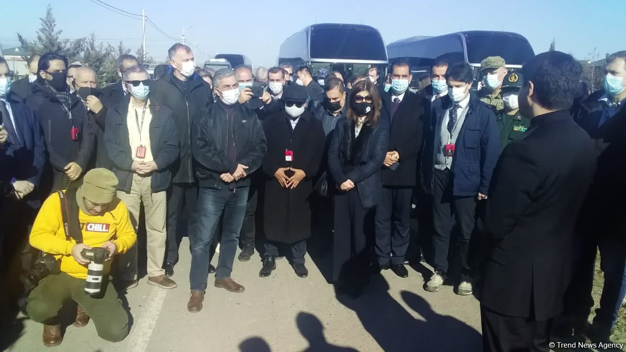 Diplomatik korpus nümayəndələri Cocuq Mərcanlıda səfərdədir - Trend TV-nin REPORTAJI
