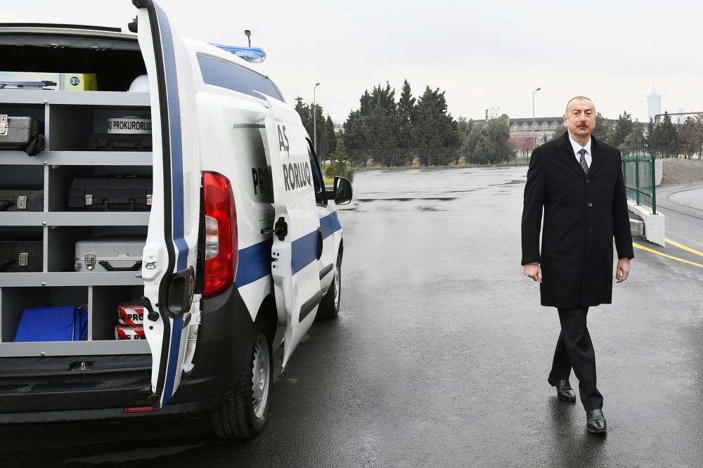 Prezident İlham Əliyev Baş Prokurorluğun yeni inzibati bina kompleksinin açılışında iştirak edib (FOTO/VİDEO) (YENİLƏNİB)