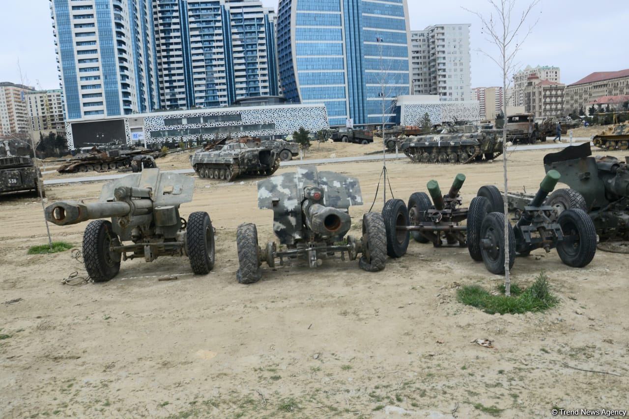Bakıda Hərbi Qənimətlər Parkı yaradılır (FOTO/VİDEO)
