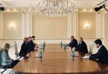 Prezident İlham Əliyev Böyük Britaniyanın Avropa qonşuluğu və Amerika məsələləri üzrə dövlət nazirini qəbul edib (FOTO/VİDEO) (YENİLƏNİB)
