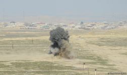 Türkiyədən gətirilən texnikalar real şəraitdə minatamizləmə fəaliyyəti icra ediblər - Trend TV-nin REPORTAJI (FOTO)