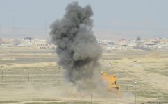 Türkiyədən gətirilən texnikalar real şəraitdə minatamizləmə fəaliyyəti icra ediblər - Trend TV-nin REPORTAJI (FOTO)