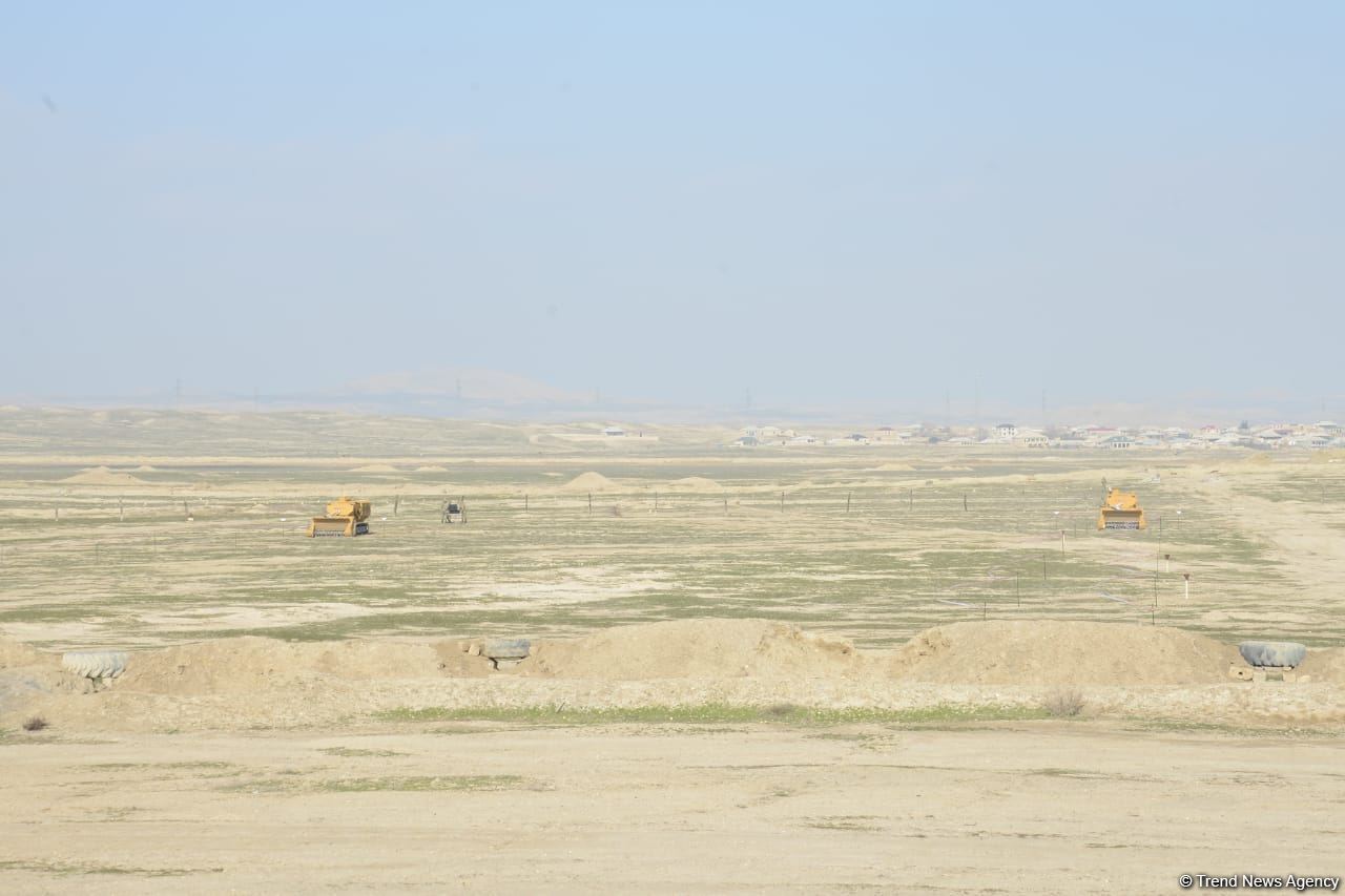 Türkiyədən gətirilən texnikalar real şəraitdə minatamizləmə fəaliyyəti icra ediblər - Trend TV-nin REPORTAJI (FOTO)
