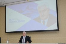 Rusiyanın hərbi eksperti İqor Korotçenko ilə görüş keçirilib (FOTO)