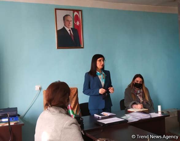 Millət vəkili Sevil Mikayılova seçiciləri ilə görüşüb, şəhid ailələrini ziyarət edib (FOTO)