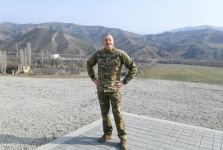 Prezident İlham Əliyev və birinci xanım Mehriban Əliyeva Füzuli, Zəngilan, Laçın və Cəbrayıl rayonlarında olublar (FOTO/VİDEO) (YENİLƏNİB)