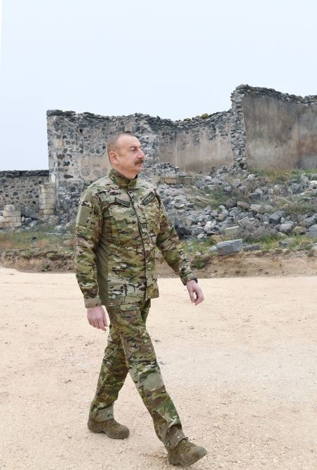 Prezident İlham Əliyev və birinci xanım Mehriban Əliyeva Füzuli, Zəngilan, Laçın və Cəbrayıl rayonlarında olublar (FOTO/VİDEO) (YENİLƏNİB)
