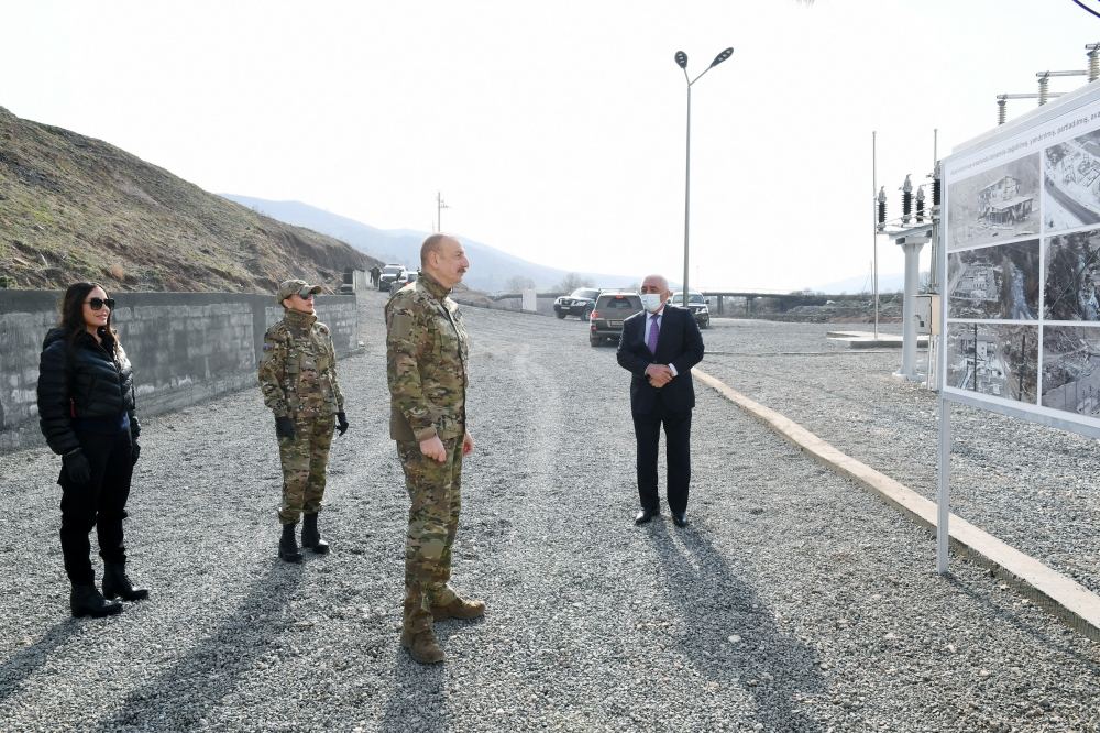 Prezident İlham Əliyev Laçında "Güləbird" SES-in açılışında iştirak edib (YENİLƏNİB)(FOTO)