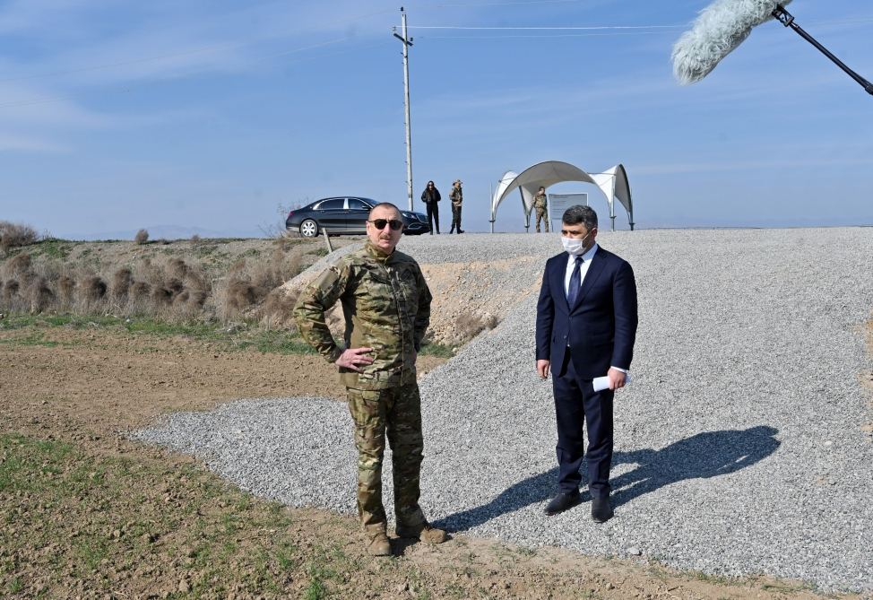 Prezident İlham Əliyev və birinci xanım Mehriban Əliyeva Füzuli, Zəngilan, Laçın və Cəbrayıl rayonlarında olublar (FOTO/VİDEO) (YENİLƏNİB)