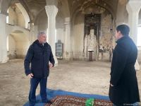 Rusiyalı deputat Bərdədən sonra Ağdama gedib (FOTO)