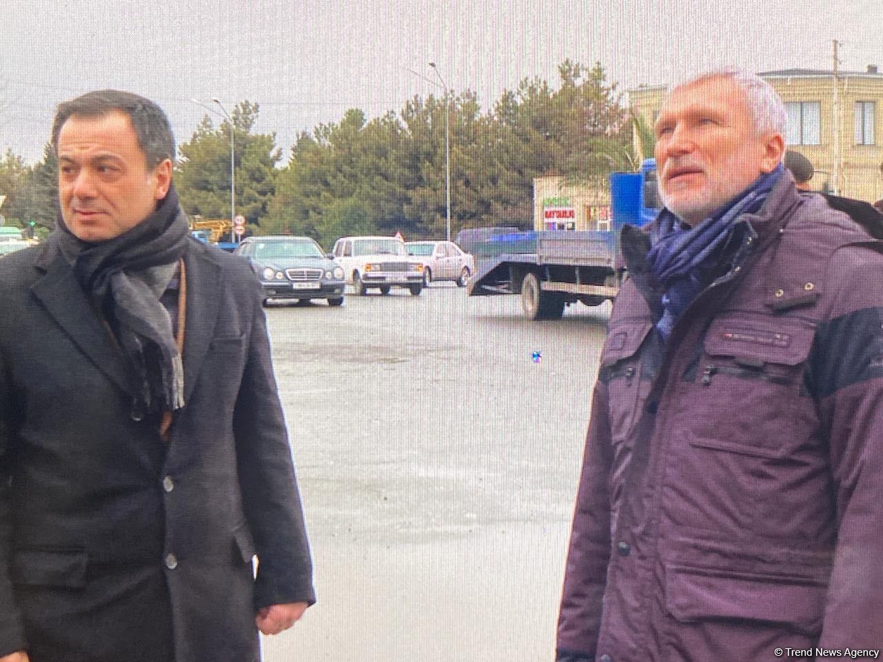 Rusiyalı deputat Bərdədə erməni vəhşiliyi ilə tanış olub - Trend TV-nin REPORTAJI