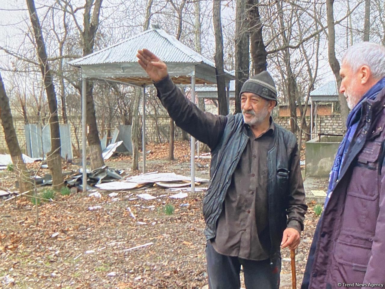 Rusiyalı deputat Bərdədə erməni vəhşiliyi ilə tanış olub - Trend TV-nin REPORTAJI
