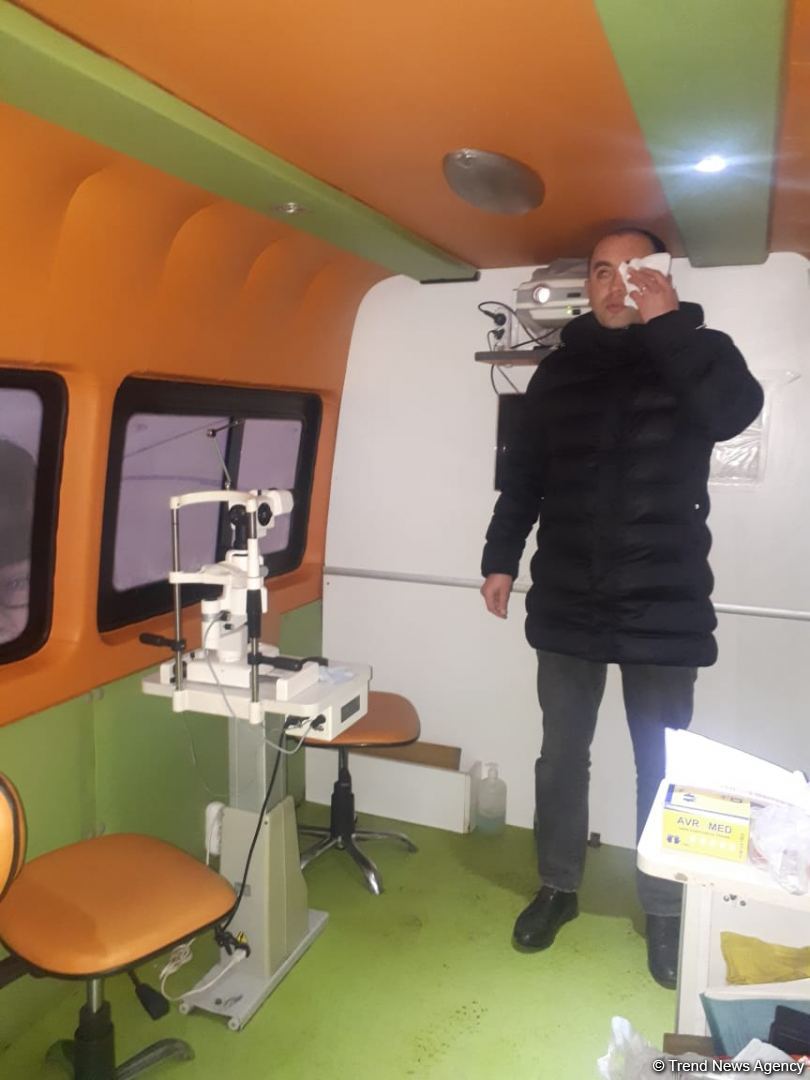 Deputat Sevil Mikayılovanın təşəbbüsü ilə Xaçmazda səyyar göz müayinəsi keçirilib (FOTO)
