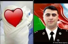 Vətən müharibəsi şəhidinin övladı dünyaya gəlib (FOTO)