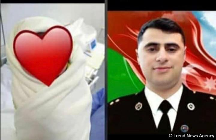 Vətən müharibəsi şəhidinin övladı dünyaya gəlib (FOTO)