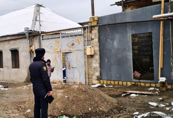 Gəncədə tikinti zamanı qanunu pozan şəxs cərimələndi