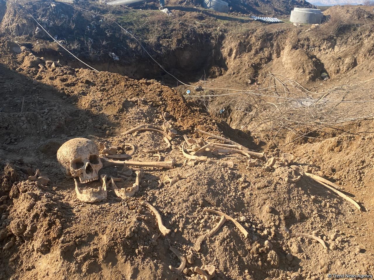 Ağdamda kəhrizdə insan skeleti aşkarlanıb - Trend TV-nin REPORTAJI
