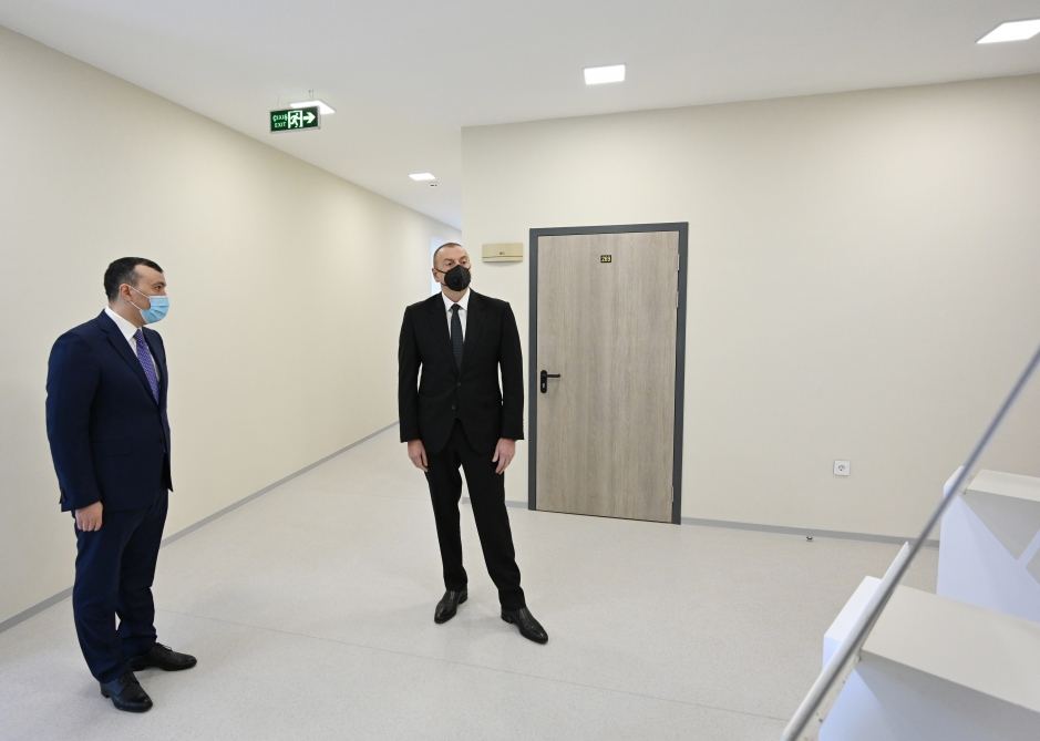 Prezident İlham Əliyev Şağan Reabilitasiya Pansionatının açılışında iştirak edib (FOTO/VİDEO)