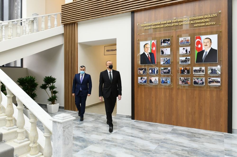 Prezident İlham Əliyev Şağan Reabilitasiya Pansionatının açılışında iştirak edib (FOTO/VİDEO)