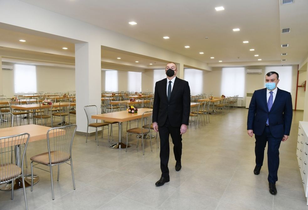 Prezident İlham Əliyev Şağan Reabilitasiya Pansionatının açılışında iştirak edib (FOTO/VİDEO)