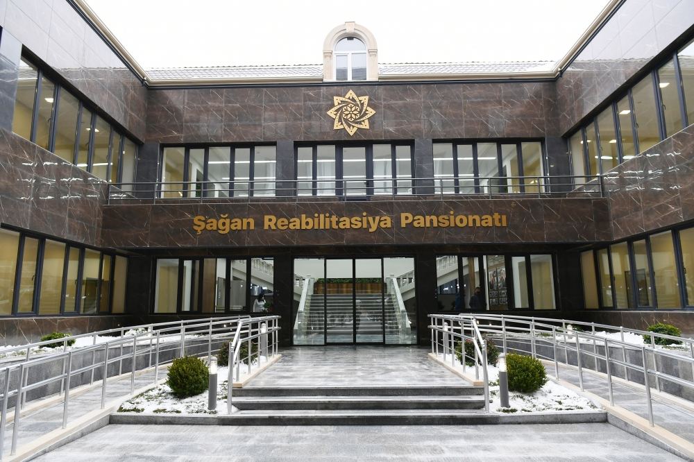 Prezident İlham Əliyev Şağan Reabilitasiya Pansionatının açılışında iştirak edib (FOTO/VİDEO)