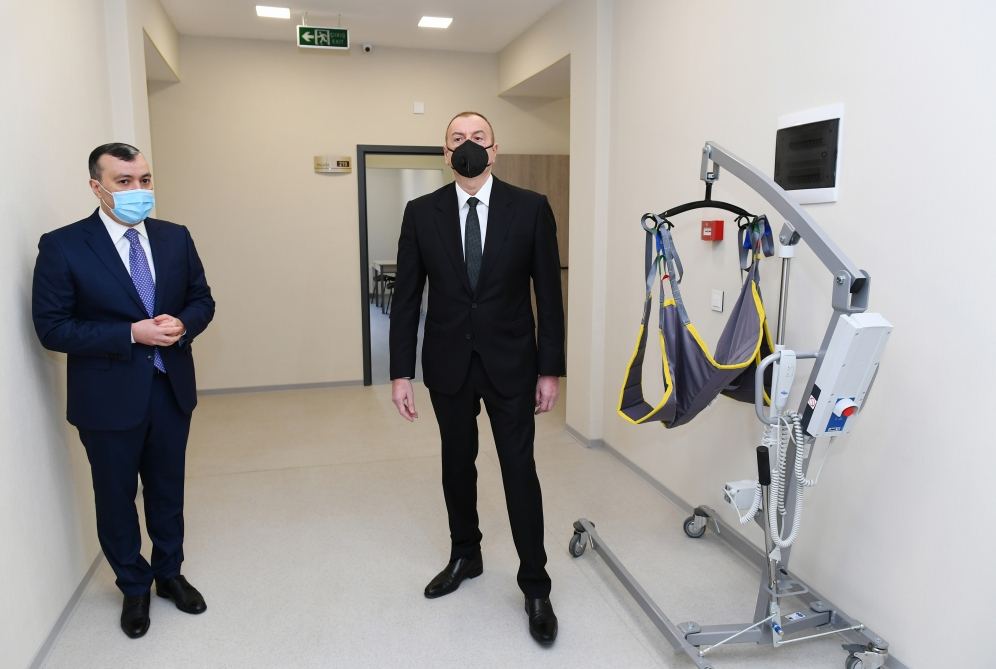 Prezident İlham Əliyev Şağan Reabilitasiya Pansionatının açılışında iştirak edib (FOTO/VİDEO)