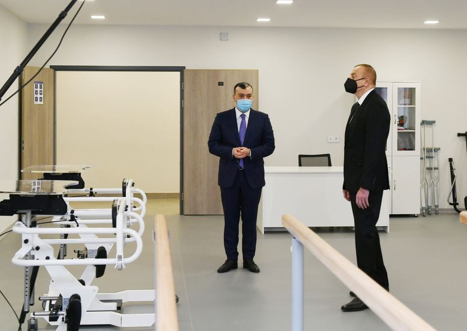 Prezident İlham Əliyev Şağan Reabilitasiya Pansionatının açılışında iştirak edib (FOTO/VİDEO)
