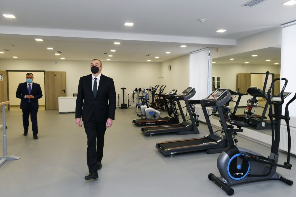Prezident İlham Əliyev Şağan Reabilitasiya Pansionatının açılışında iştirak edib (FOTO/VİDEO)