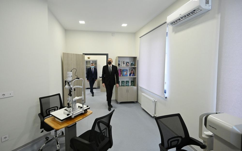 Prezident İlham Əliyev Şağan Reabilitasiya Pansionatının açılışında iştirak edib (FOTO/VİDEO)