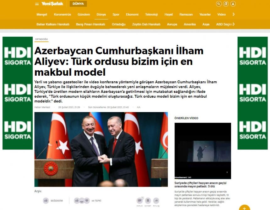 Azərbaycan Prezidenti İlham Əliyevin mətbuat konfransı xarici ölkələrin mediasında geniş işıqlandırılıb (FOTO)