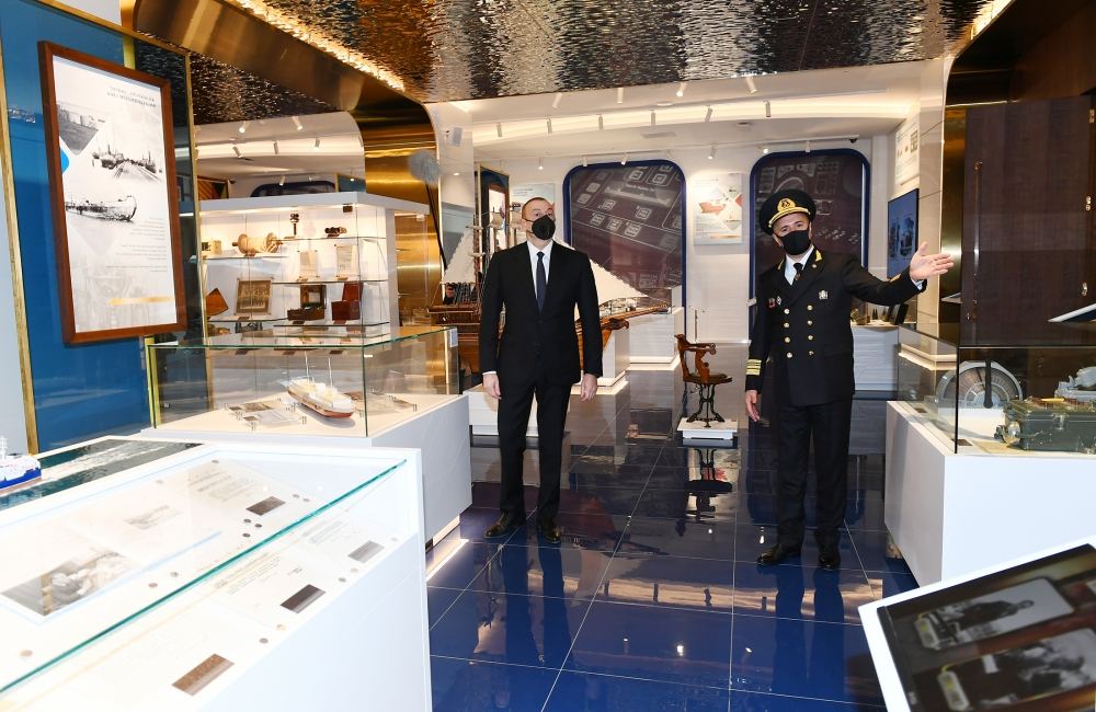 Prezident İlham Əliyev “Azərbaycan Xəzər Dəniz Gəmiçiliyi”nin yeni inzibati binasının açılışında iştirak edib (FOTO/VİDEO) (YENİLƏNİB-2)